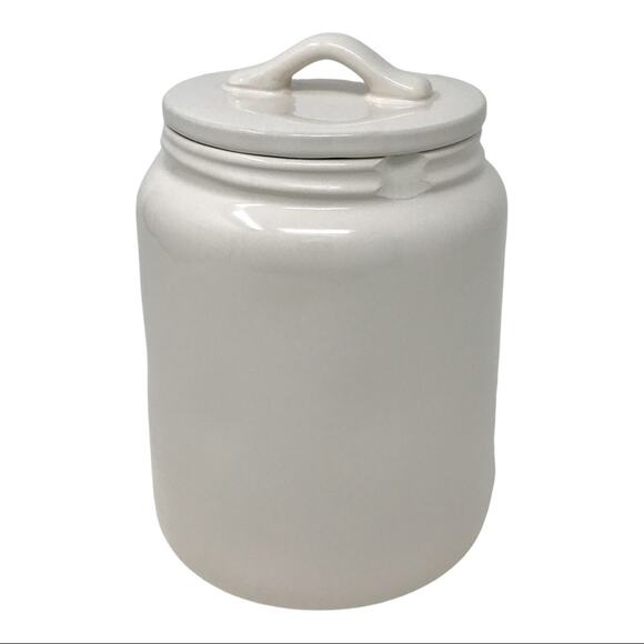 Rae Dunn NEW Ceramic Artisan Collection Holiday Canister Cookie Jar - Picture 2 of 5